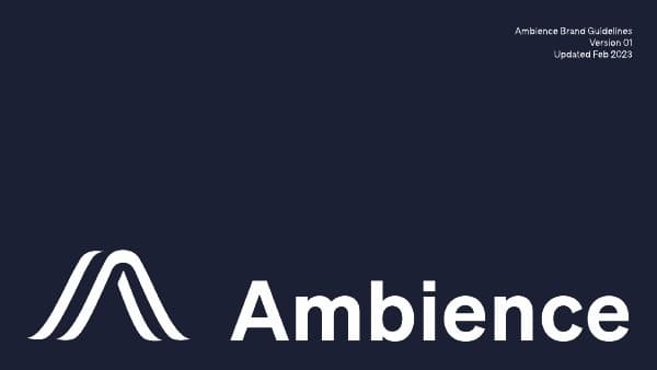 Ambience Brand Guidelines