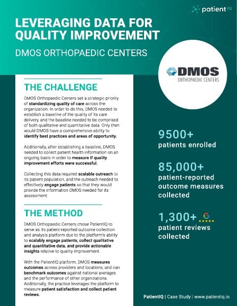 DMOS Orthopaedic Centers Case Study